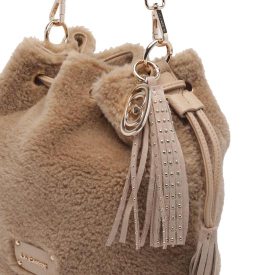 26FW 라캐리 숄더백 162MEB423 FUETAUPE BEIGE - LA CARRIE