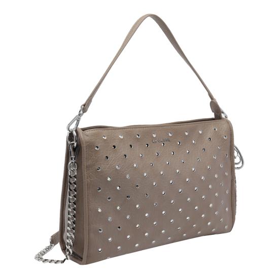 26FW 라캐리 숄더백 162PMD240 BLETAUPE BEIGE - LA CARRIE