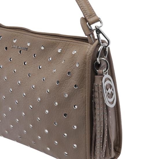 26FW 라캐리 숄더백 162PMD240 BLETAUPE BEIGE - LA CARRIE