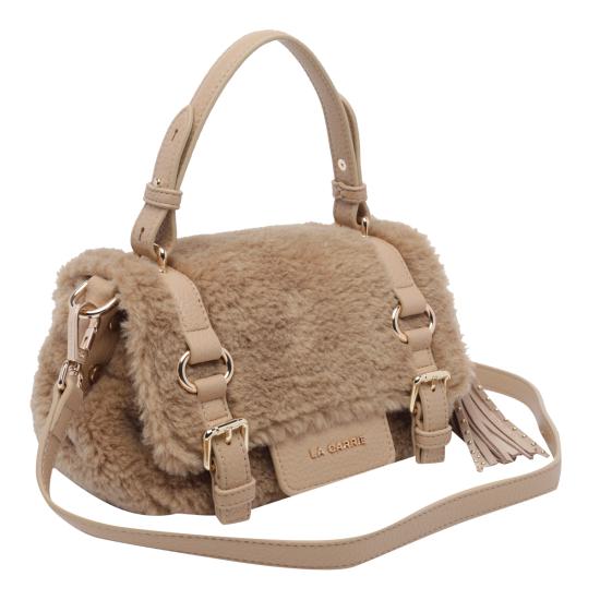 26FW 라캐리 토트백 162MXS511 FUETAUPE BEIGE - LA CARRIE