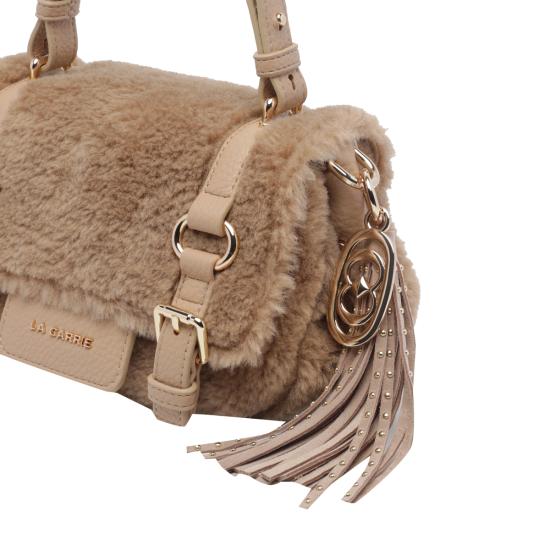 26FW 라캐리 토트백 162MXS511 FUETAUPE BEIGE - LA CARRIE