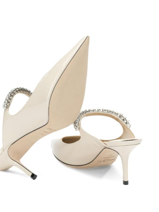 26FW 지미추 힐/펌프스 BING65PAT LINEN BIANCO - JIMMY CHOO