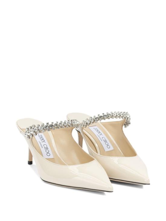 26FW 지미추 힐/펌프스 BING65PAT LINEN BIANCO - JIMMY CHOO