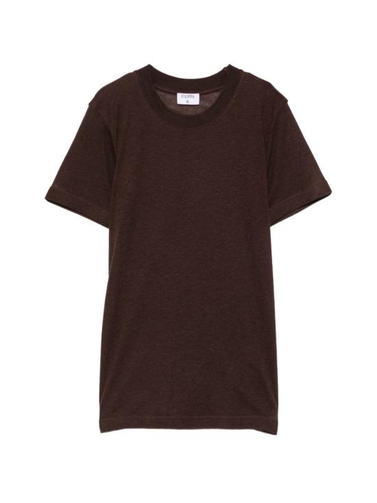 26FW 필리파 케이 반팔 티셔츠 31742 0253 MARRONE