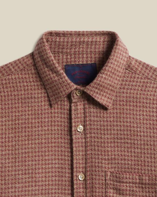  포르투기스플란넬 셔츠 포르투갈 플란넬 추상 피에드 풀  클레이 - PORTUGUESE FLANNEL