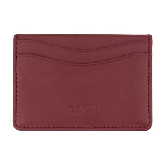 26FW 가니 지갑 B3010375436 BURGUNDY - GANNI