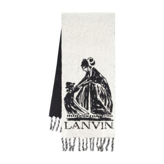 26FW 랑방 머플러/스카프 AWSAPSC5WMBCA2600 WHITE - LANVIN