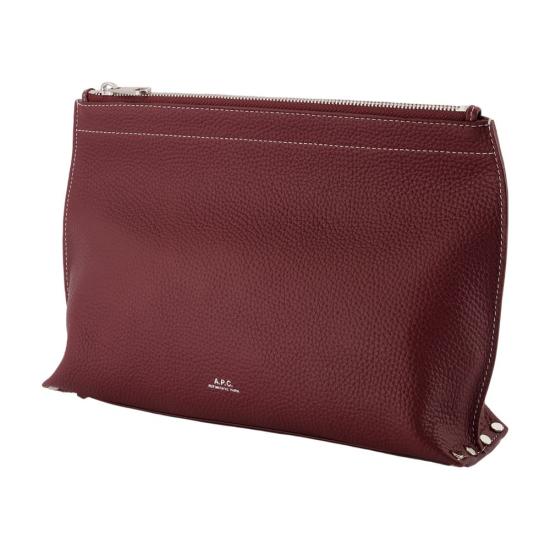 26FW 아페쎄 클러치/파우치 PXCBCF63023GAE BURGUNDY - A.P.C.