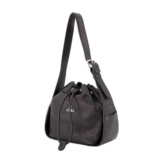 26FW 비비안웨스트우드 스테이시 버킷백 4C020005WL00BXN401 BLACK - VIVIENNE WESTWOOD