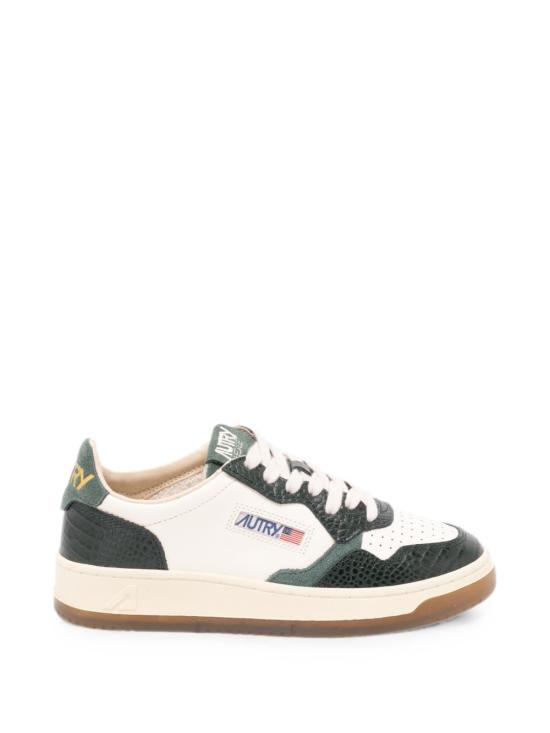 26FW 오트리 메달리스트 로우 레더 스니커즈 AULWCZ02 GREEN