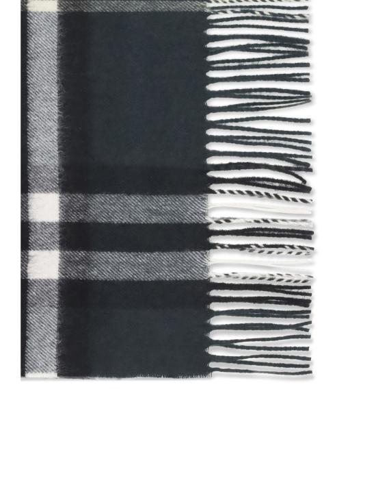 26SS 버버리 체크 캐시미어 스카프 8112629 C1221 BLACK - BURBERRY