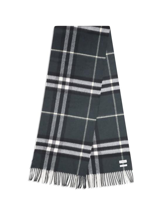26SS 버버리 체크 캐시미어 스카프 8112629 C1221 BLACK - BURBERRY