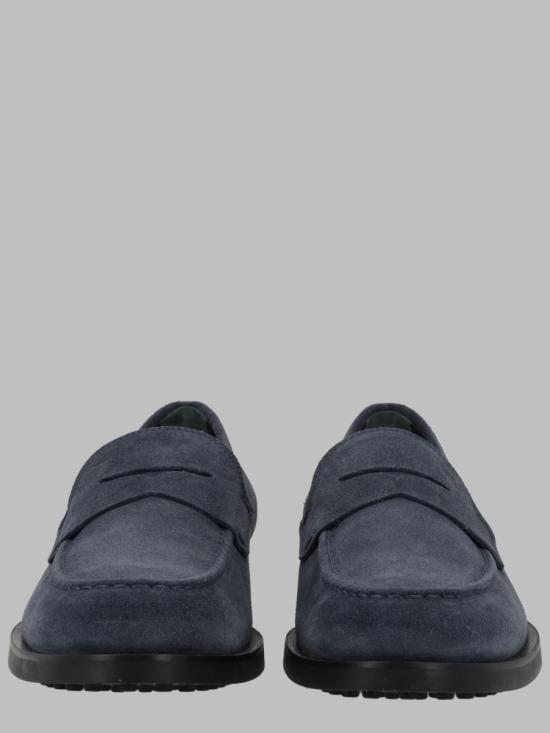 25FW 토즈 스탬프 모노그램 스웨이드 로퍼 XXM0ZF0Q920RE0 U805 BLUE - TODS