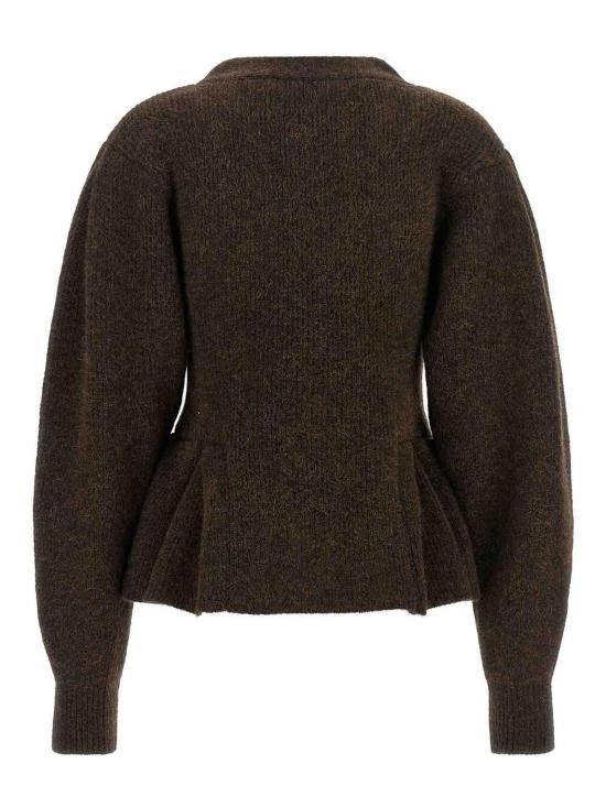 26FW 로테이트 바이 크리스텐슨 가디건 116618E18 BROWN - ROTATE BY BIRGERCHRISTENSEN