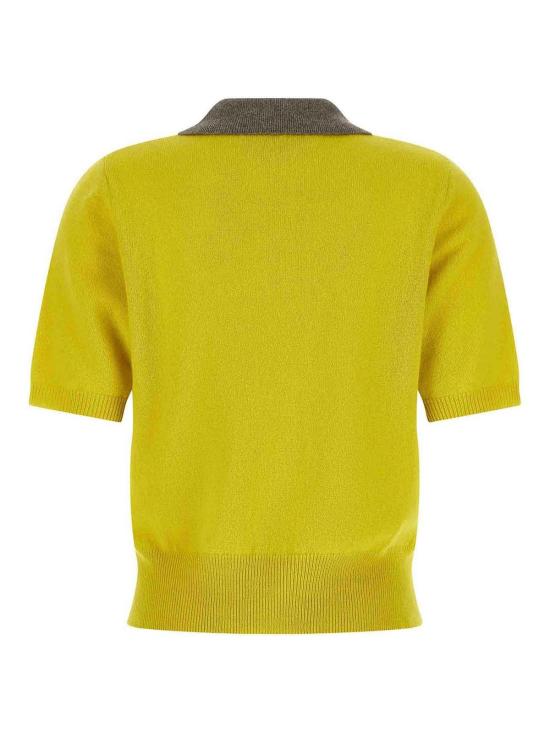26FW 마르니 폴로 티셔츠 POMD0068EQUFX331MXV42 YELLOW - MARNI