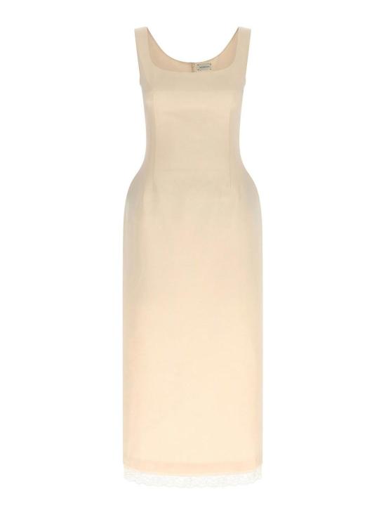 26FW 마그다뷰트림 미디 원피스 112726CREAM Beige
