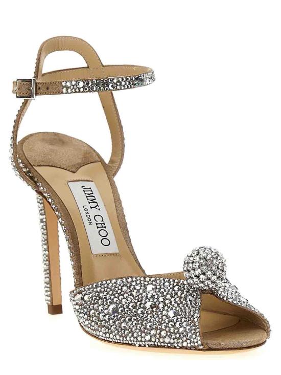 지미추 샌들 SACORA100PHZNUDECRYSTAL Silver - JIMMY CHOO