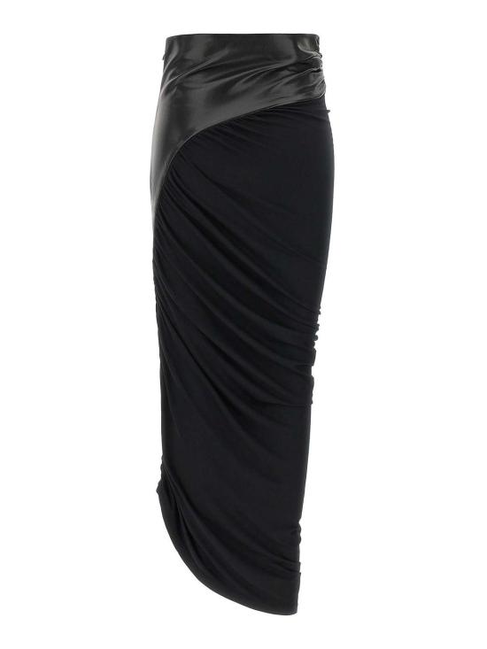 26FW 안다마네 미디 스커트 T200321ATJV053 BLACK - ANDAMANE