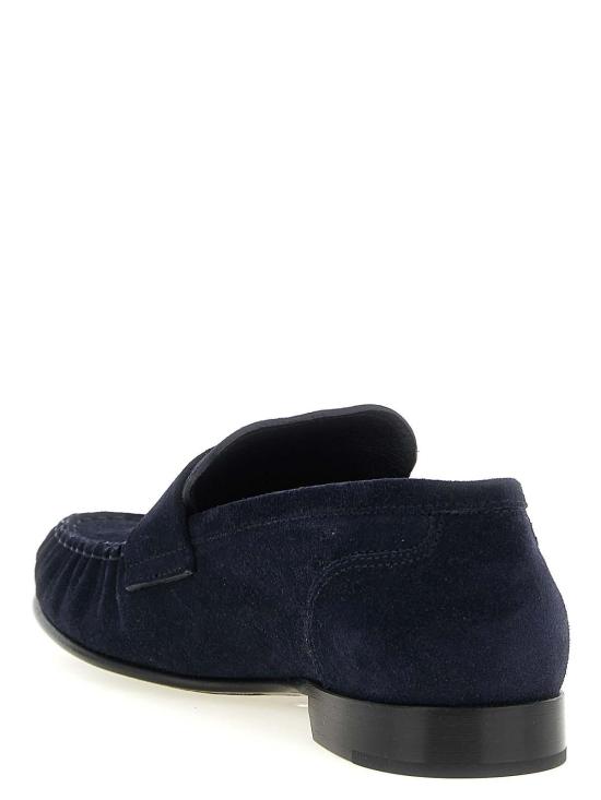 26FW 지미추 로퍼 ELLISLOAFERFSUEMARINE BLUE - JIMMY CHOO