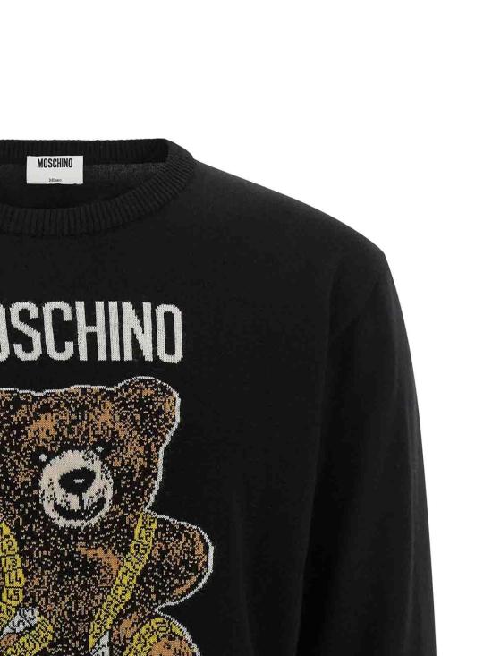 26FW 모스키노 스웨터 92952001555 BLACK - MOSCHINO