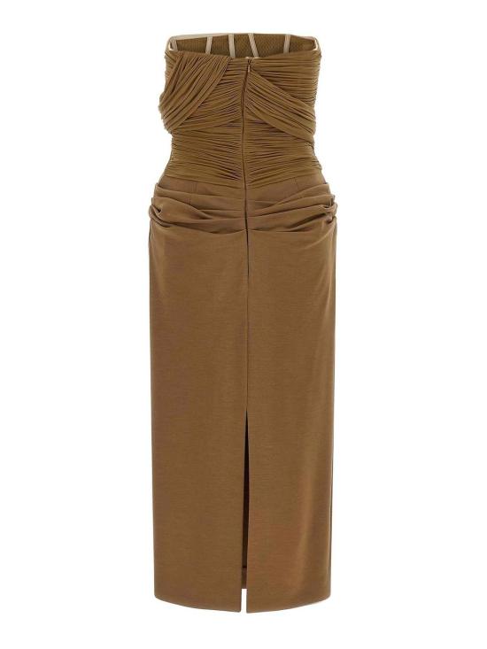 26FW 마그다뷰트림 미디 원피스 163726BROWN - MAGDA BUTRYM