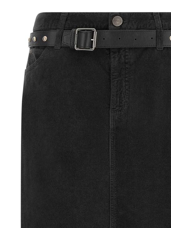 26FW 핑코 미디 스커트 107414A3HFZ98 BLACK - PINKO