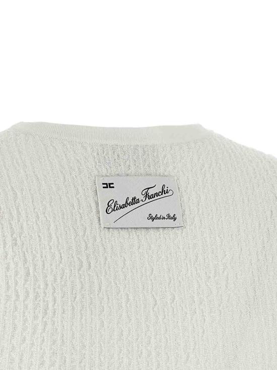 26FW 엘리자베타프랜치 민소매 티셔츠 TK01S66E2360 WHITE - ELISABETTA FRANCHI