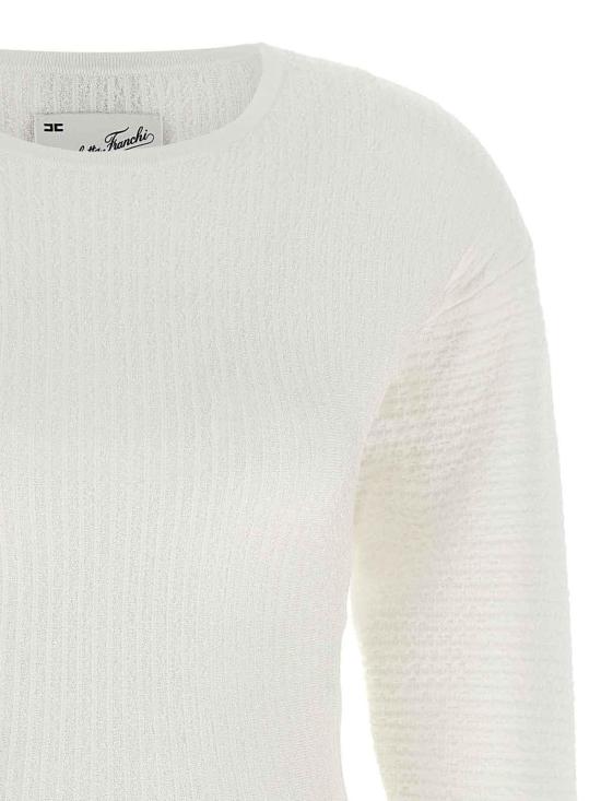 26FW 엘리자베타프랜치 미디 원피스 AM12S66E2360 White - ELISABETTA FRANCHI