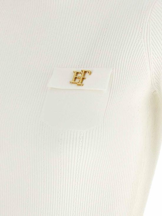 26FW 엘리자베타프랜치 터틀넥 MK05B66E2360 White - ELISABETTA FRANCHI