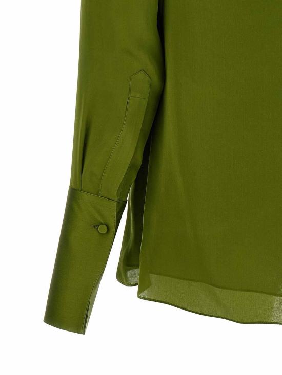 26FW 톰포드 블라우스 TS2167FAX1778GDK GREEN - TOMFORD