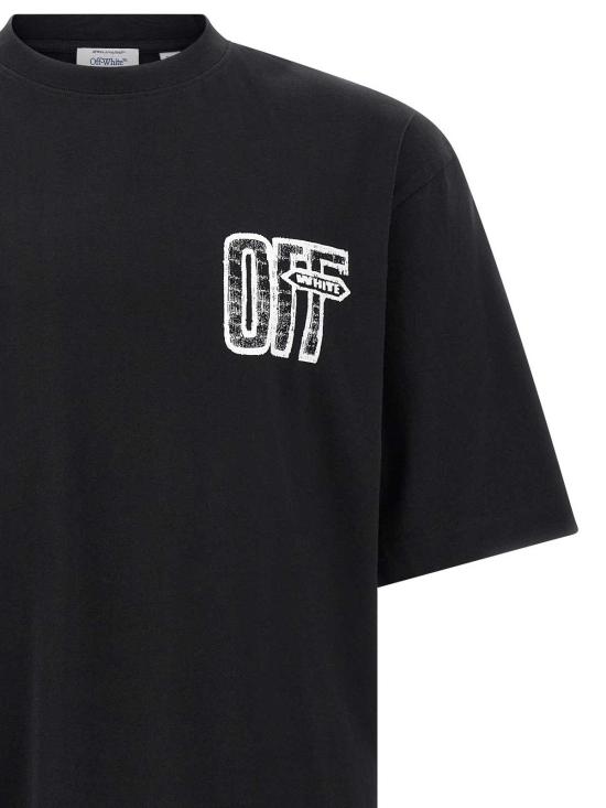 26FW 오프화이트 반팔 티셔츠 OMAA120F26JER00Y00001 Black - OFF WHITE