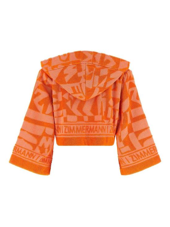 26FW 짐머만 긴팔 티셔츠 4285TSS265ORPK Orange - ZIMMERMANN