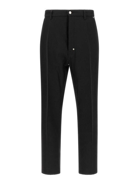 26FW 릭 오웬스 스트레이트 팬츠 RU02F4348WWH09 Black