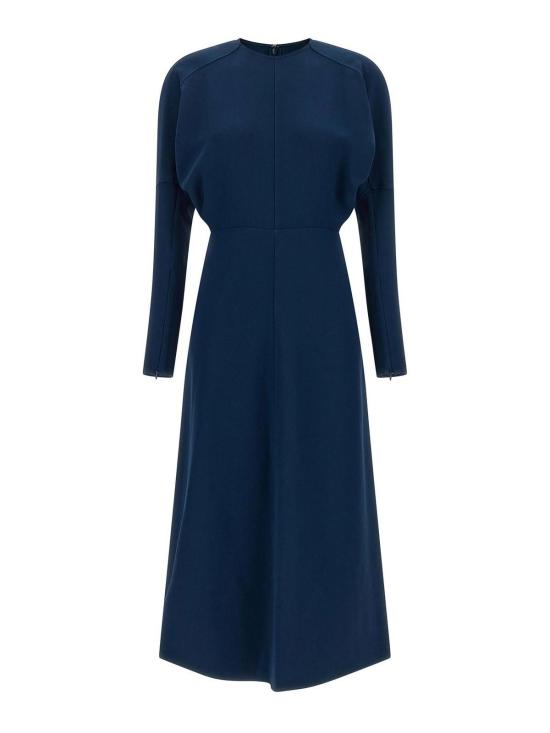 26FW 빅토리아 베컴 롱 원피스 1124WDR005231ADARKOCEAN Blue