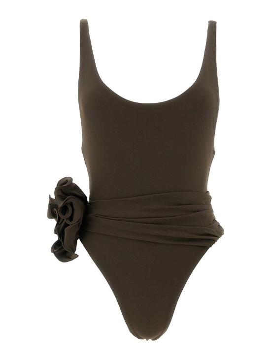 26FW 마그다뷰트림 원피스 640726BROWN