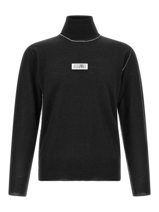 26FW MM6 메종마르지엘라 터틀넥 SH0HA0009M13037900 BLACK