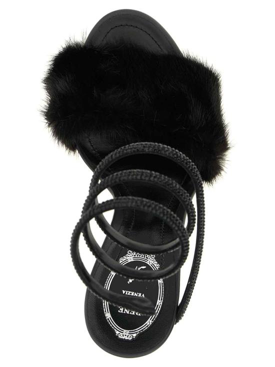 26FW 르네 카오빌라 샌들 C12933105RS06V050 BLACK - RENE CAOVILLA