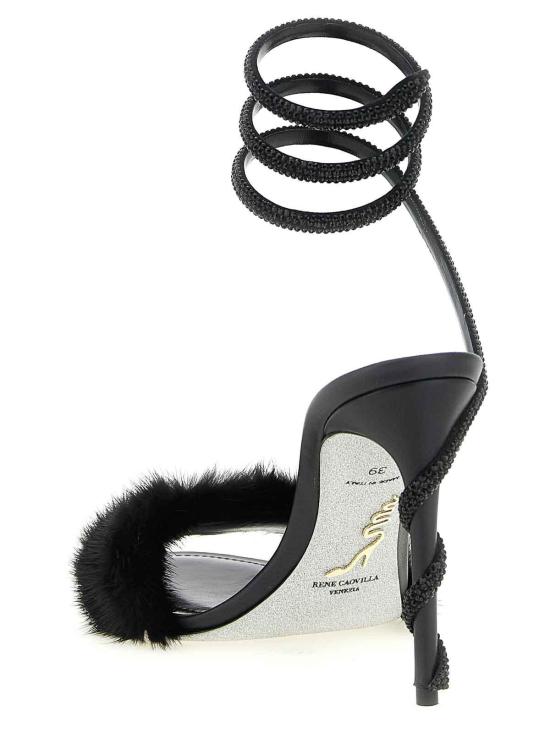 26FW 르네 카오빌라 샌들 C12933105RS06V050 BLACK - RENE CAOVILLA