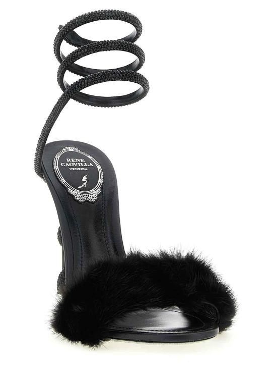 26FW 르네 카오빌라 샌들 C12933105RS06V050 BLACK - RENE CAOVILLA