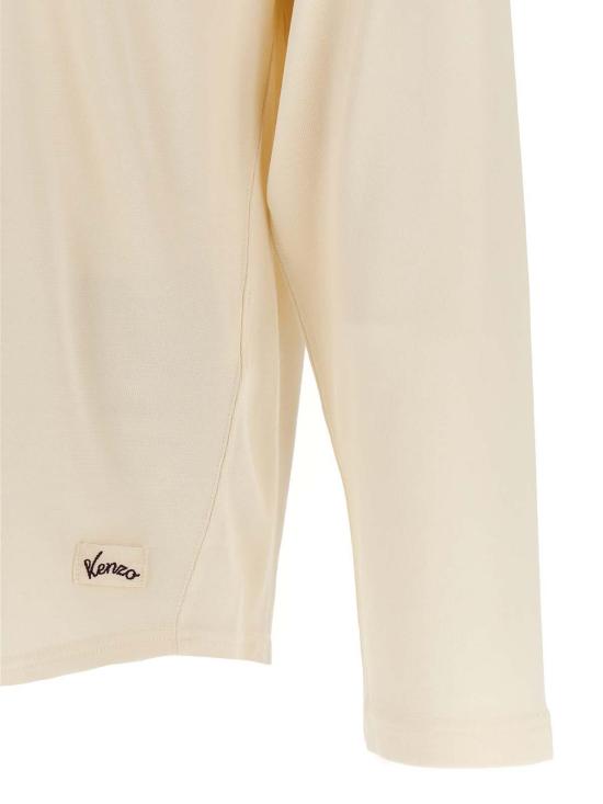 26FW 겐조 긴팔 티셔츠 FG65TL5504SF03 Beige - KENZO