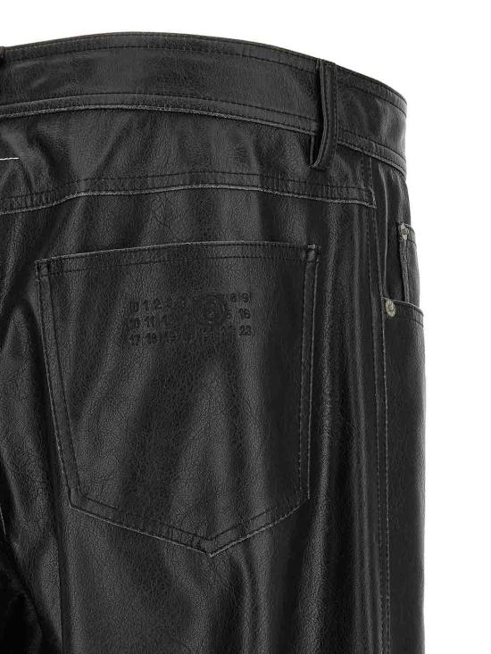 26FW MM6 메종마르지엘라 가죽 자켓 SH0LA0046M35455900 Black - MM6 MAISON MARGIELA