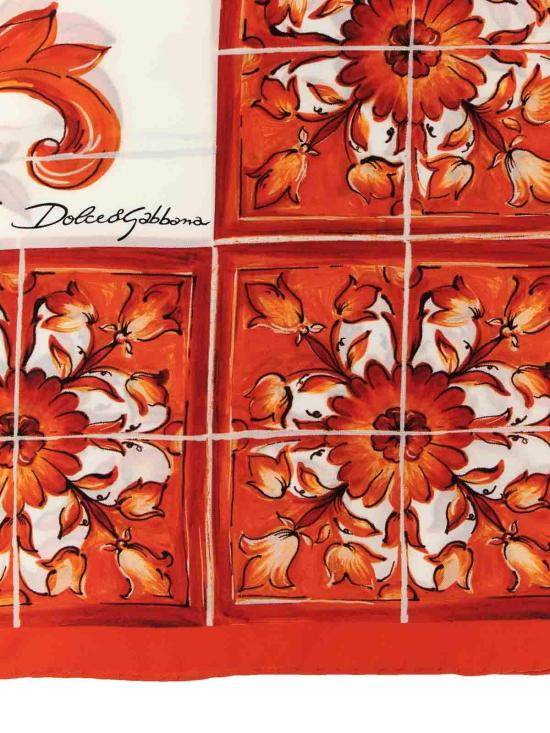 26FW 돌체앤가바나 머플러/스카프 FN090RGDDU6IX3TN ORANGE - DOLCE & GABBANA