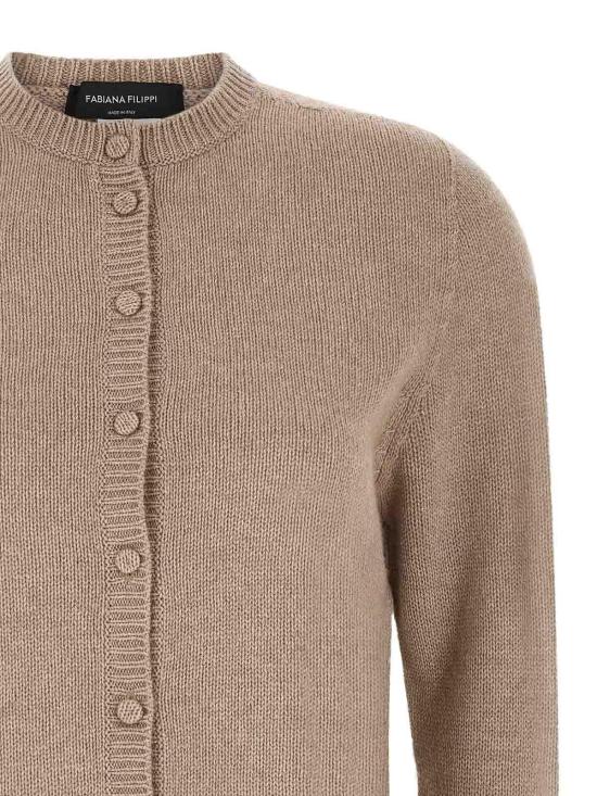 26FW 파비아나 필리피 가디건 MAD216F039M270VR4 BEIGE - FABIANA FILIPPI