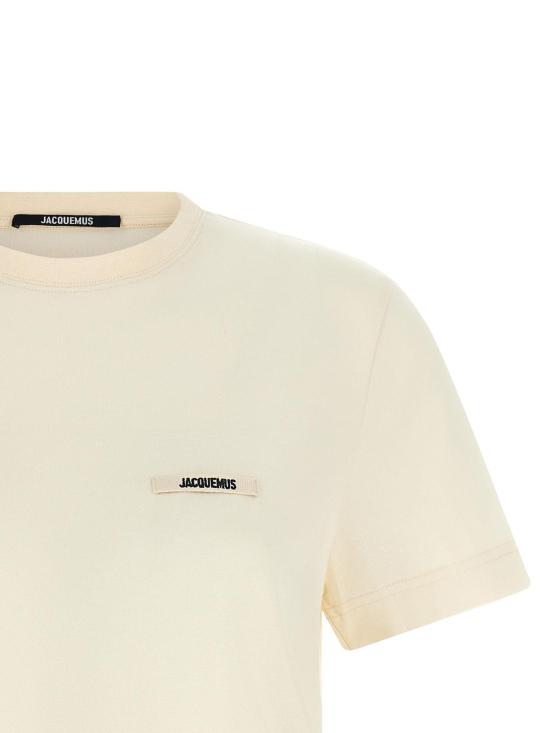 26FW 자크뮈스 반팔 티셔츠 25HTSW00550AJ00029131 BEIGE - JACQUEMUS