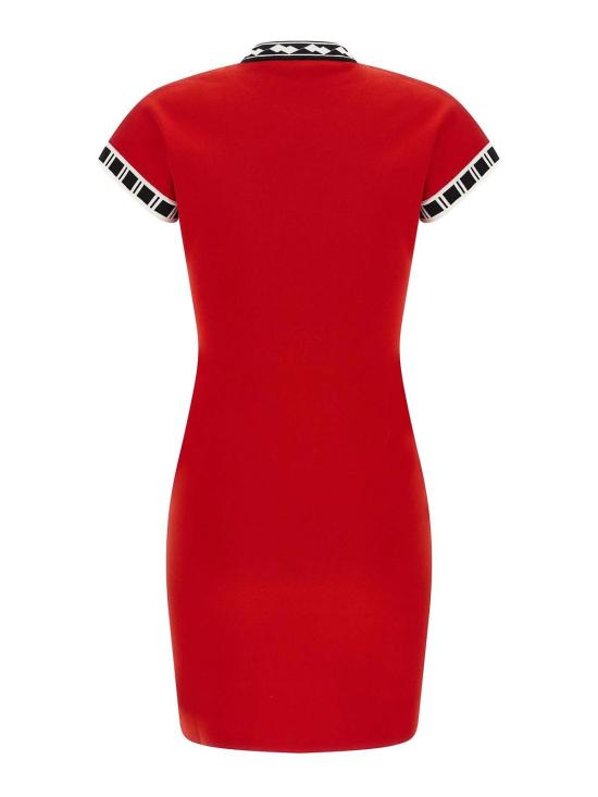 26FW 베르사체 미디 스커트 10257671A183561RC90 Red - VERSACE