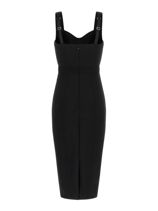 26FW 엘리자베타프랜치 미디 원피스 AB98566E2110 Black - ELISABETTA FRANCHI