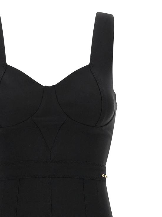 26FW 엘리자베타프랜치 미디 원피스 AB98566E2110 Black - ELISABETTA FRANCHI