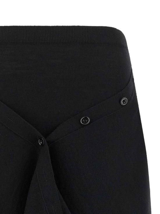 26FW 르메르 미디 스커트 SK1082LK1063BK999 BLACK - LEMAIRE