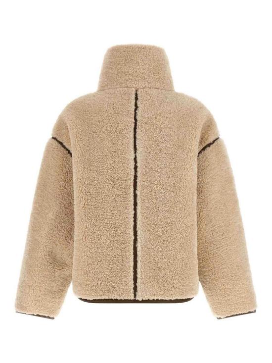 26FW 핑코 무스탕 107167A3FJZL3 BEIGE - PINKO