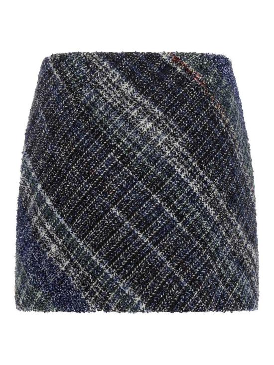 26FW 미소니 숏 원피스 DS26WH09BC006IS91SX Blue - MISSONI